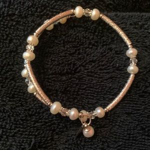Vantel Pearls Wrap Bracelet